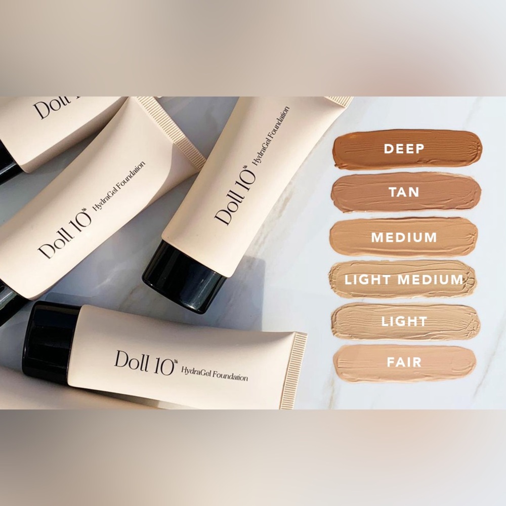 New sealed Doll 10 HydraGel Foundation Shade Fair